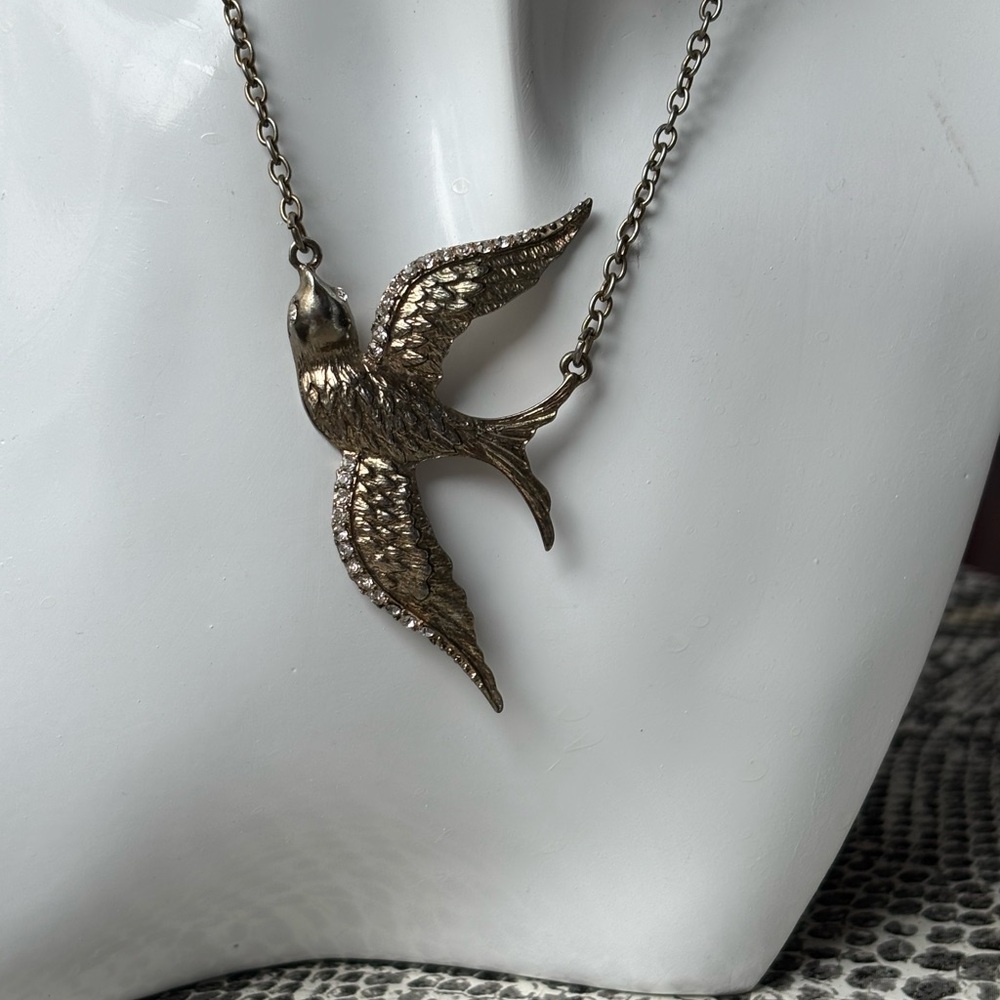 Phoenix Necklace with bling wings, women’s necklace jewelry